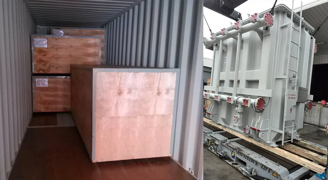 40mva transformer package and shipping