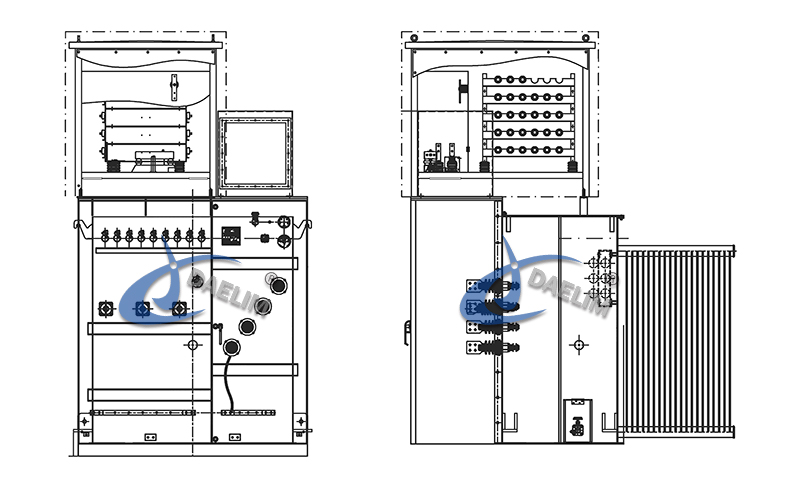 pad mounted transformer drawing