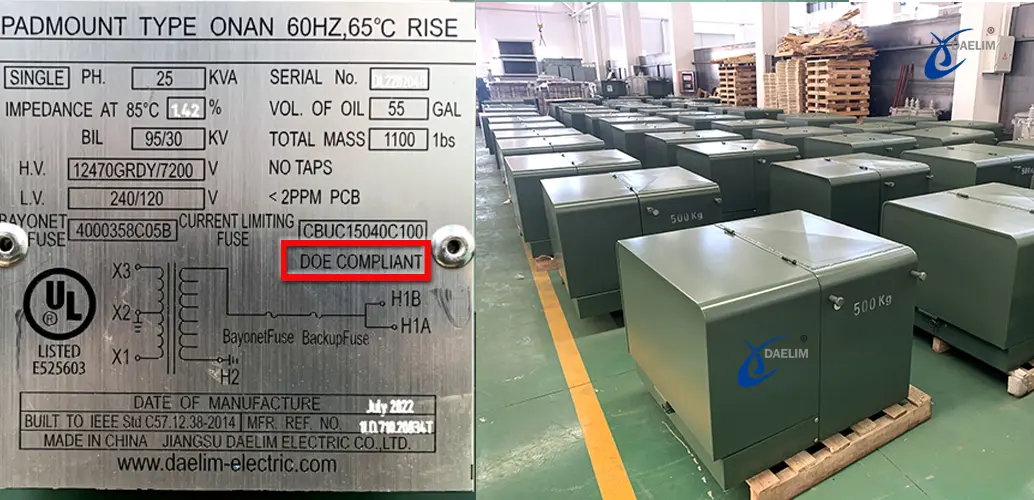 doe standard transformer