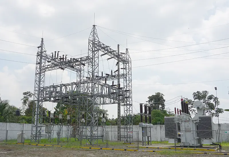 main transformer in substation