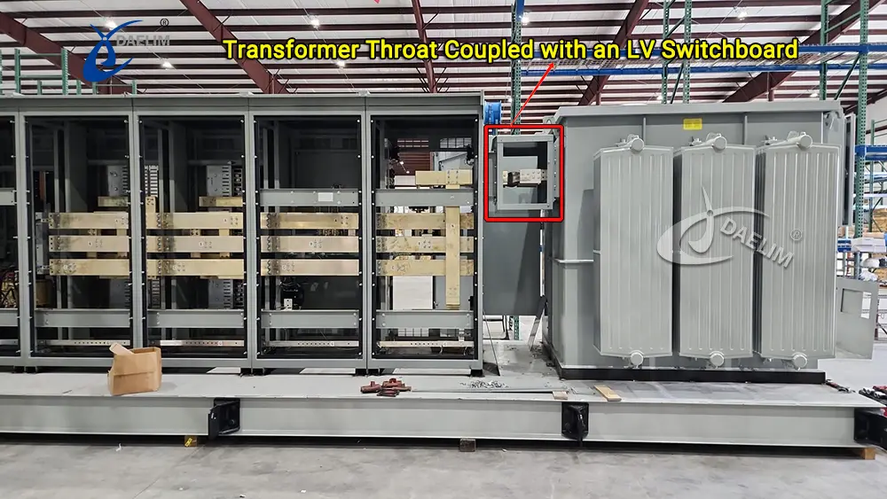 2000kVA Pad Mounted Transformer with lv switchboard